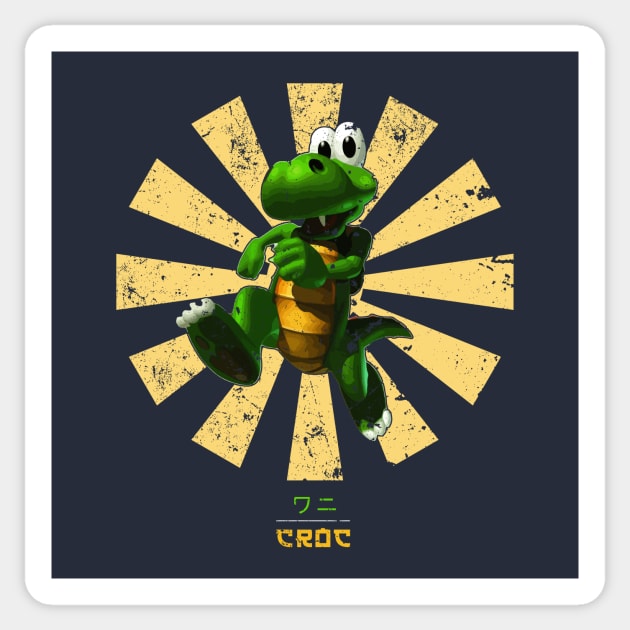 Croc Retro Japanese Sticker by Nova5